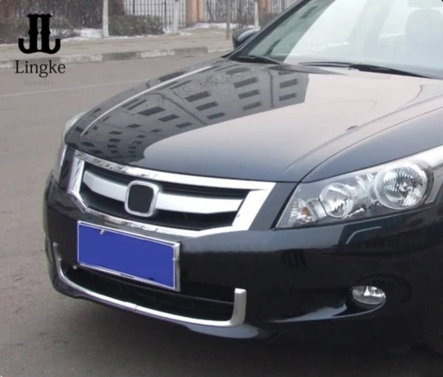 Передний бампер спортивная модель хром верхняя решетка гриль для Honda Accord 2008 2009 2010