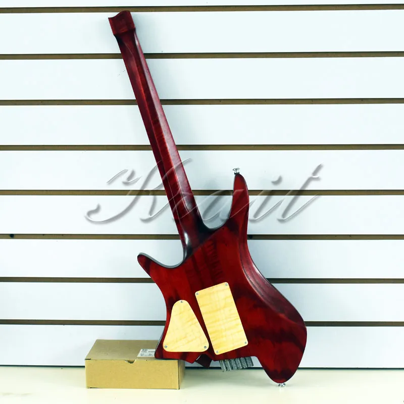 Безголовая гитара 6 струнная безголовая электрогитара strandberg fanned fret золы birdeye fret Пламя клен матовый