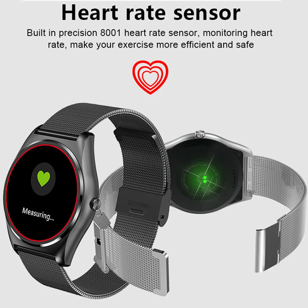 ZUCOOR Смарт часы с импульсным монитор Smartwatch сердечного ритма Фитнес Носимых