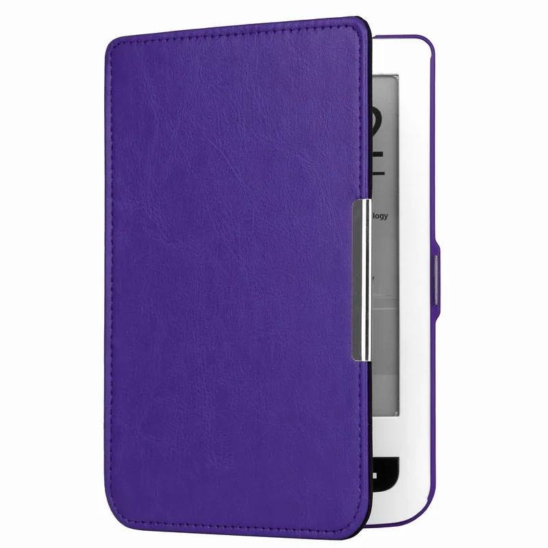 1 шт. из искусственной кожи чехол Защитный для pocketbook touch lux 3 Рубиновый Красный цвет