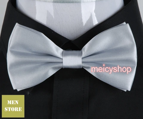Solid Plain Black Color Men Bow tie Pre-tied Tuxedo Necktie Woven Groom Wedding Mariage Party BowTie Neckwear Sell Off | Аксессуары для