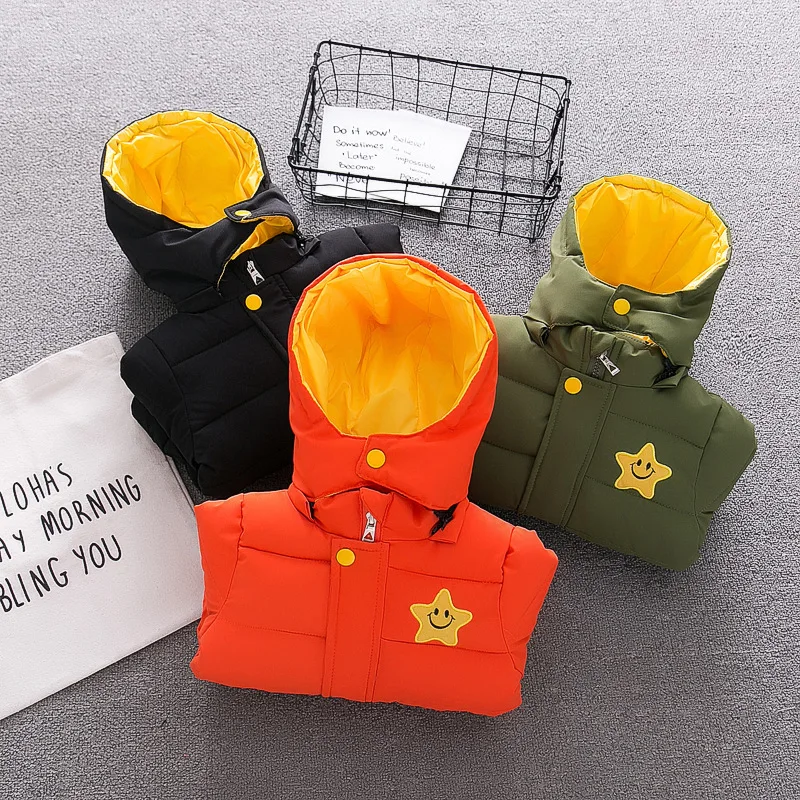

New Baby Boy Coat Infant Hoodie Thickness Autumn Winter Infant Jacket Baby Coat
