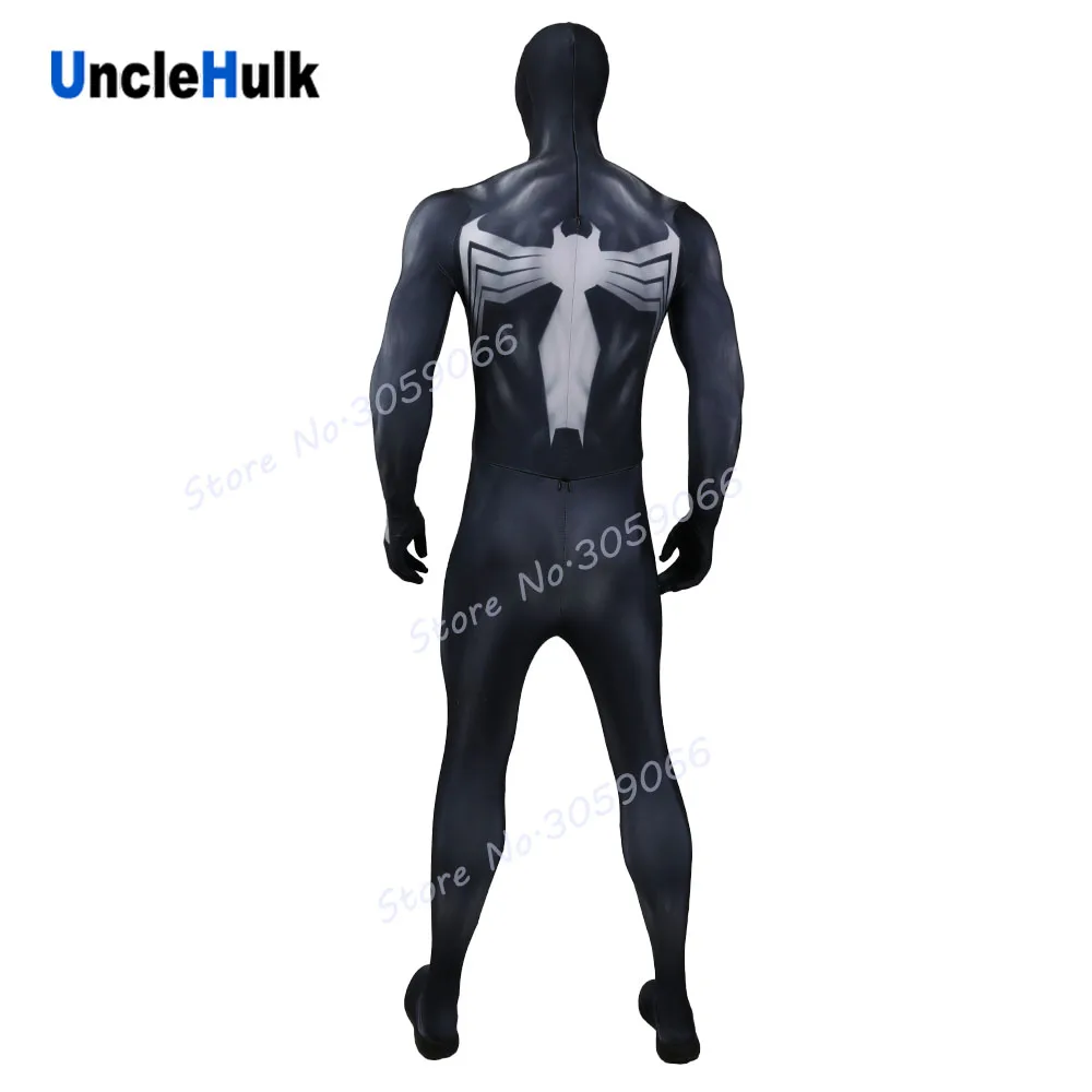 Костюм для косплея Веном Zentai из черного спандекса с линзами и мышцами SP707 |