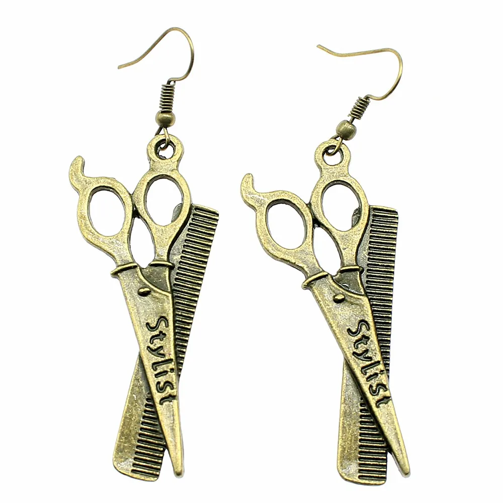 Dangle Earrings New Earring 24x53mm Scissors Women Fashion Jewelry Gift For | Украшения и аксессуары