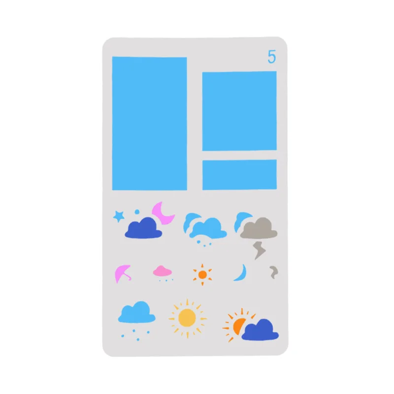 

Weather pvc Layering Stencils for Diy scrapbook coloring,painting stencil,home decor diy etc. Product image