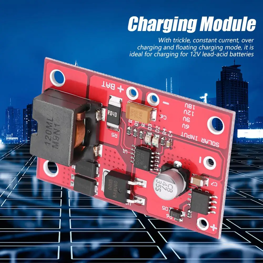 3A MPPT контроллер солнечной панели зарядный модуль для 12V свинцово-кислотного