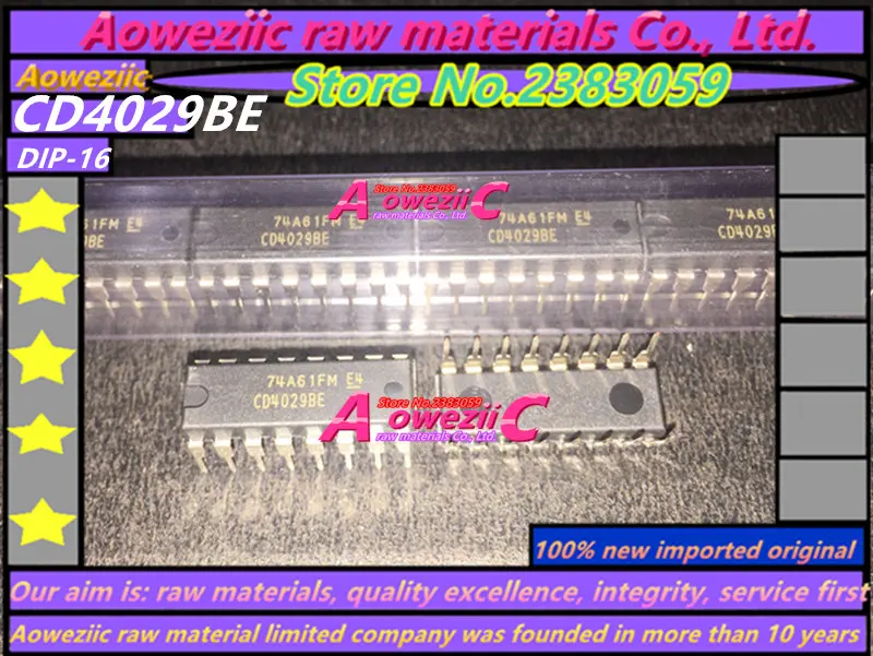 

Aoweziic 10PCS 100% new imported original CD4029BE CD4029 DIP-16 counter divider