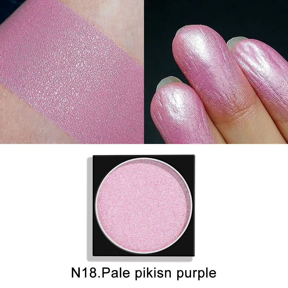 N18 NAQIER тени для век макияж одиночные тени для век DIY пользовательские цвета матовый минеральный палитра теней Блеск Палетка с тенями - Цвет: N18