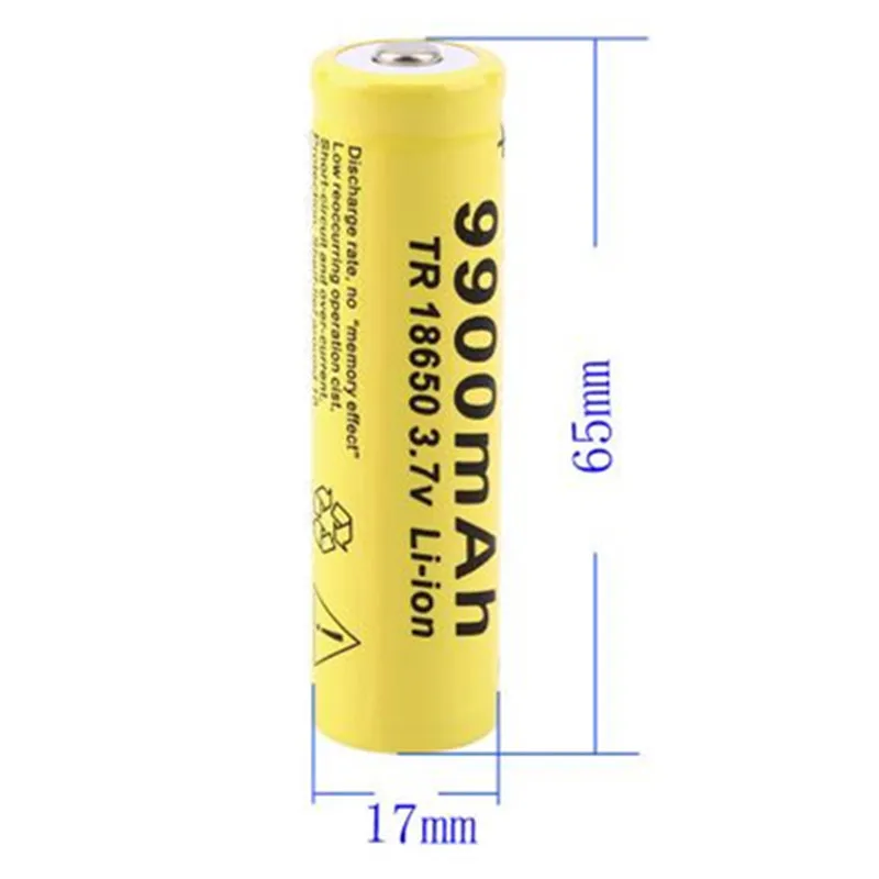 Dolidada 4 шт. 100% Оригинальный 3 7 V ионно литиевая Батарея 18650 9900 MAH батарея Recarregvel Para