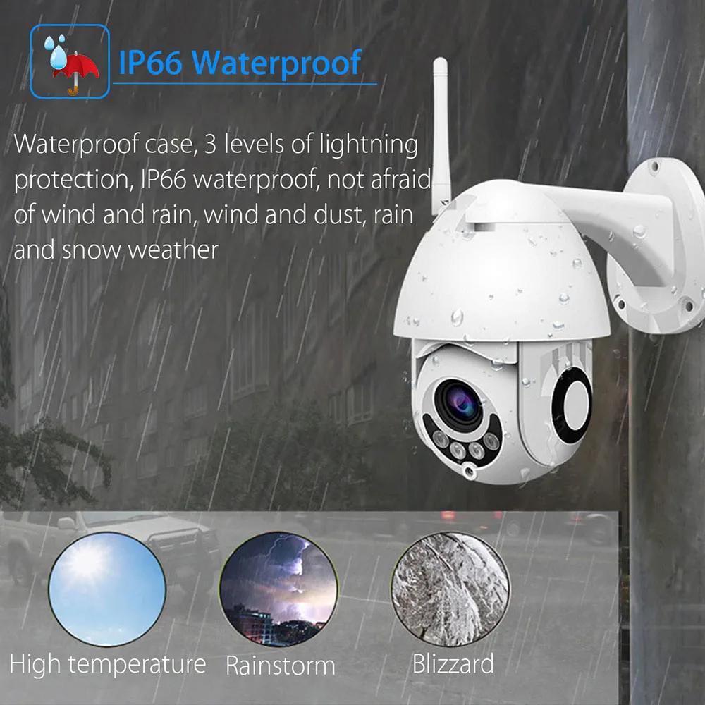 

Full HD 1080P IP Camera Outdoor Waterproof WiFi Exterior Home Camera IP IR Wireless Camera Night Vision
