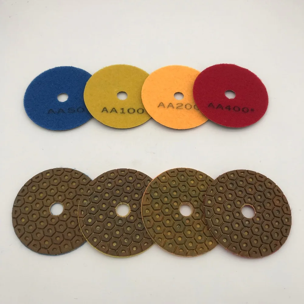Шлифовальный круг для мрамора гранита бетона 8 шт./Лот 4 дюйма (100 мм)|Абразивные