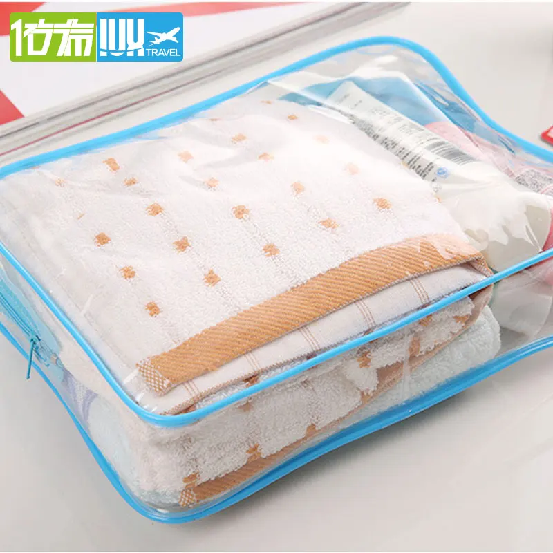 IUX Travel PVC Cosmetic Bags Women Transparent Clear Zipper Makeup Organizer Bath Wash Make Up Tote Handbags Case | Багаж и сумки
