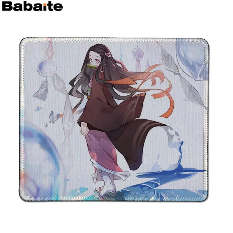 Babaite Высокое качество Демон slayer kimetsu no yaiba Блокировка края коврик для мыши игра