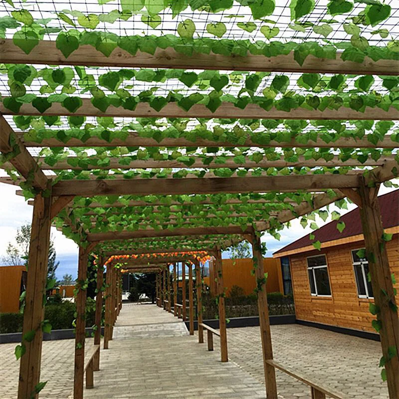 Искусственные виноградные лозы листья Плющ листовая лоза уличная природа