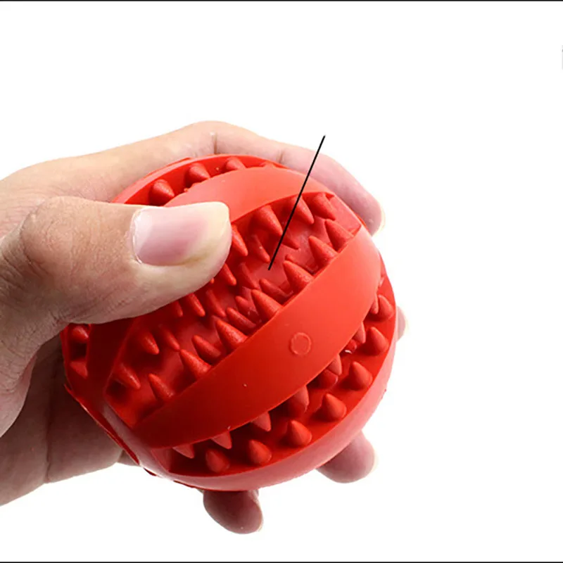 5/7 cm ElasticityTeeth Ball Dog Chew Toys Pet Cat Puppy Tooth Cleaning Balls For Dogs Toy Interactive Rubber | Дом и сад