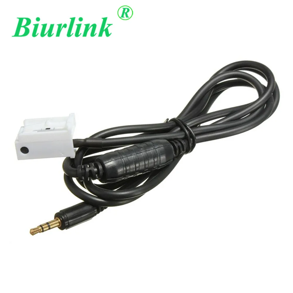 

Biurlink Male 3.5MM Audio AUX Input Cable Adapter For BMW E60 E63 E64 12Pin CD Changer Socket