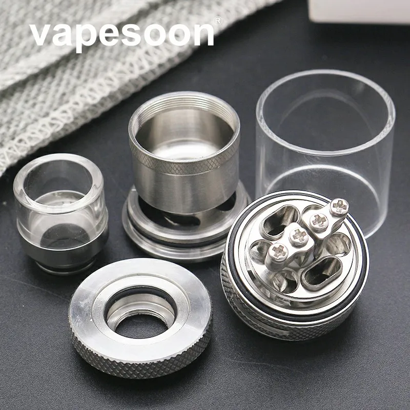 Vapesoon оригинальный Bravo RTA восстановление капает Vape 510 нитки испаритель электронная
