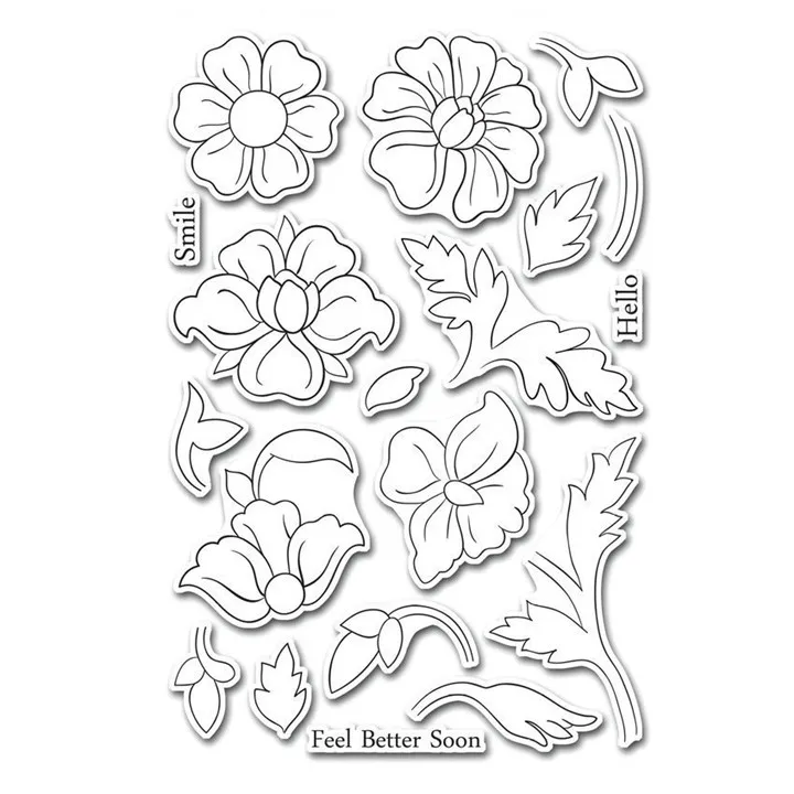 Stamps Eastshape цветные прозрачные штампы и металлические Вырубные штампы Скрапбукинг Новинка для изготовления открыток Набор штампов для рукоделия трафарет - Цвет: Stamps