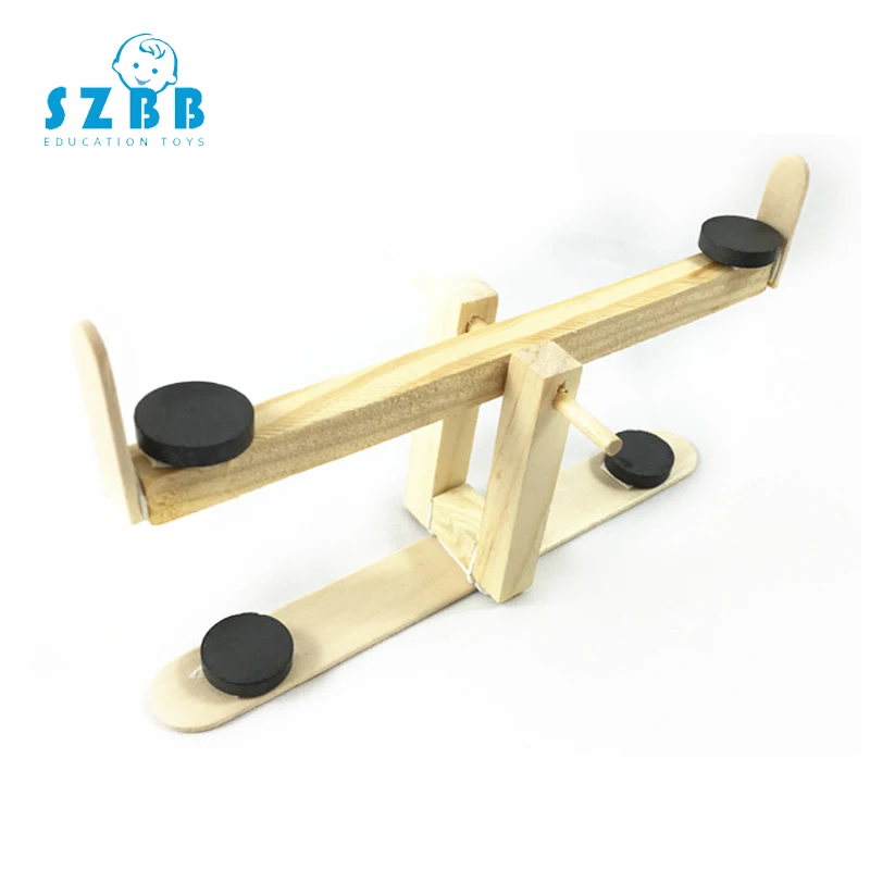SZ Паровая модель игрушки Diy моделирование креативный seesaw развивающий