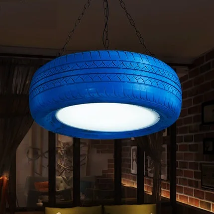 Подвесной светильник в стиле лофта ретро цветной резиновый светодиодный для