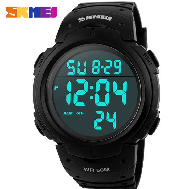 Часы Skmei мужские спортивные армейские цифровые LED|Мужские электронные часы| |