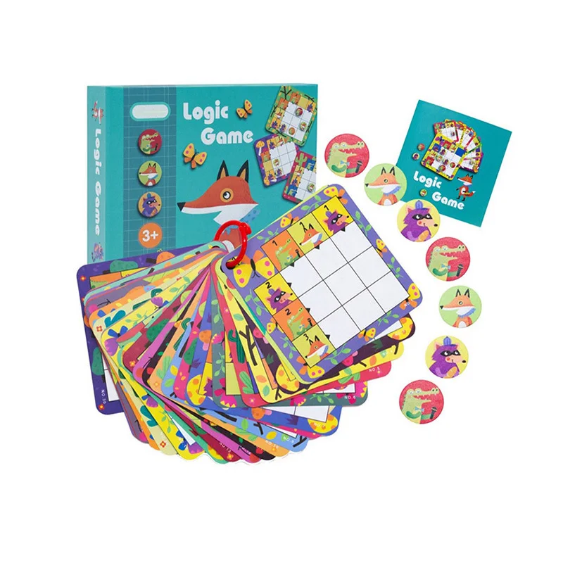 Логические игры для детей животный мир головоломка игрушка интеллект настольная