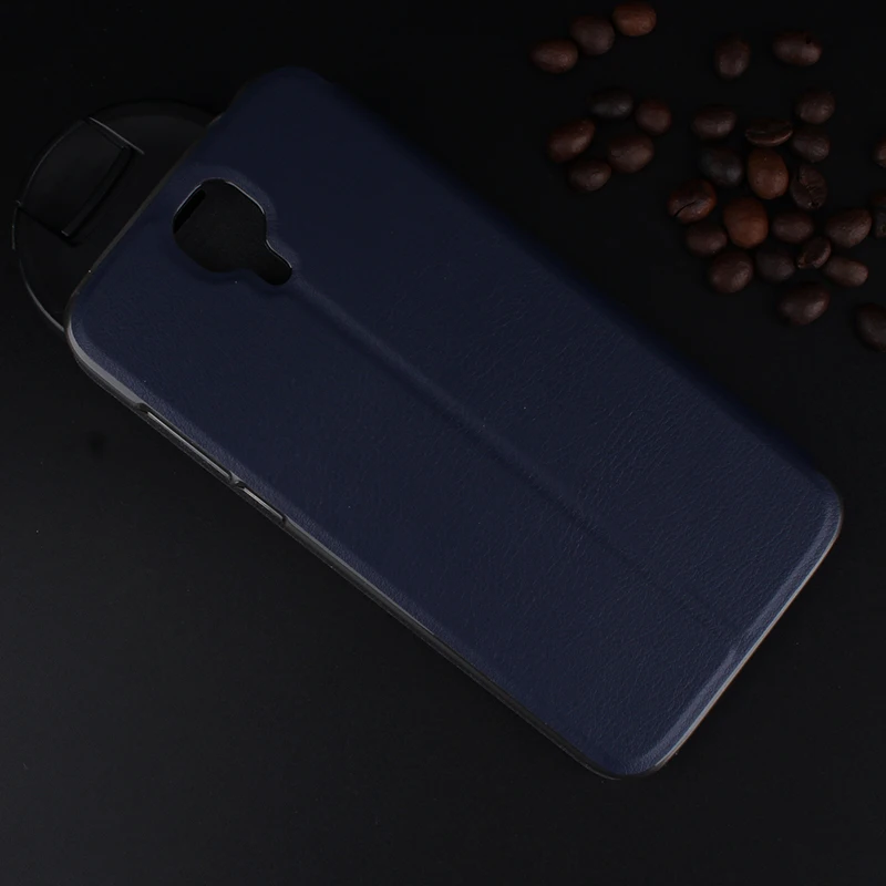 Чехол Для DOOGEE X9 Pro роскошный кожаный чехол с подставкой и откидной крышкой из