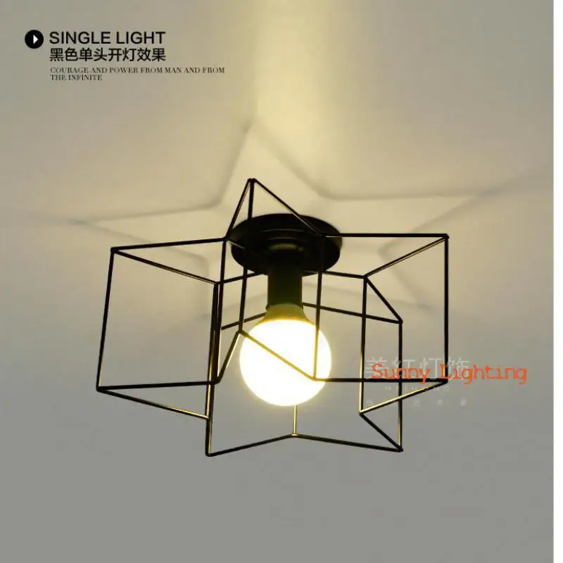 Потолочная лампа с пентаграммой для детей светодиодная кухни столовой