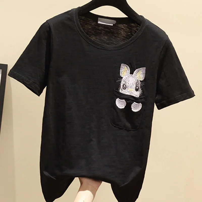 Женская одежда 2019 Harajuku Новая мода повседневные летние хлопковые топы пуловер с