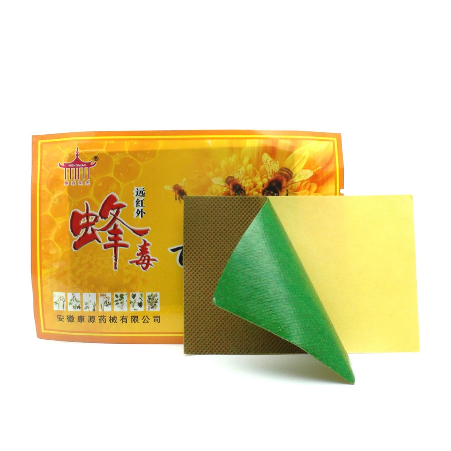 Sumifun 1 пакет пчелиный яд бальзам для боли в суставах пластырь для шеи и спины Расслабление для тела Обезболивание тела облегчение боли ортопедические пластыри C329