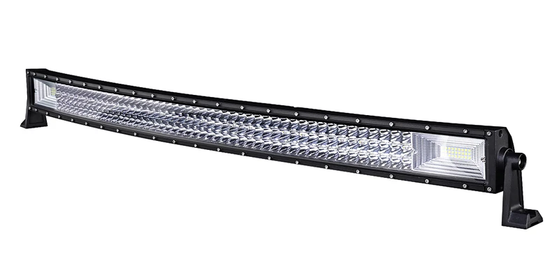 AUXMART 3 ряд 4" светодиодный бар 22" 3" 50" изогнутый внедорожный светодиодный рабочий светильник для грузового пикапа 4X4 Camber тонкий светодиодный светильник 12 В 24 В