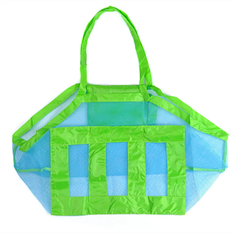 Креативная Складная Экологичная сумка детская пляжная Сетчатая Сумка с песком
