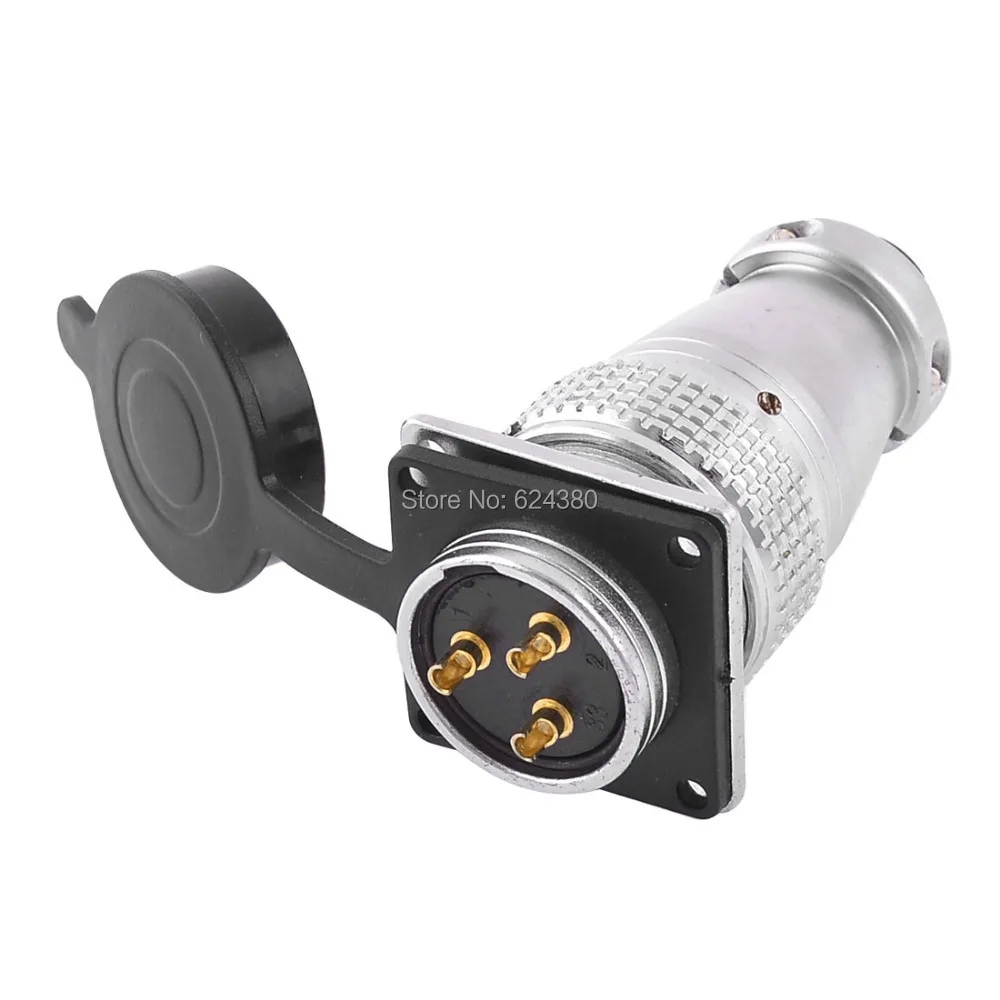 Авиационный разъем 3 Pin P электрическая колода круговой адаптер Женский Мужской 25A