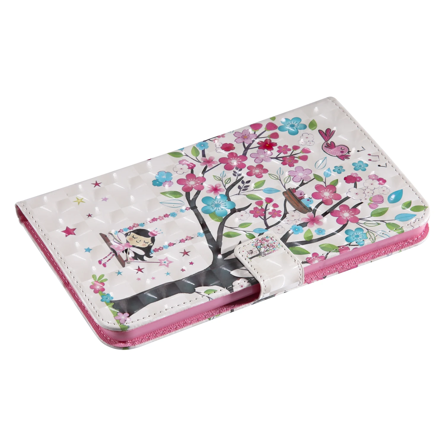 New Casual 3D Painted Cases For Samsung Galaxy T280 SM-T280 Ultra Slim Magnetic PU Flat Cover Animal prints Tablets Floral Case |