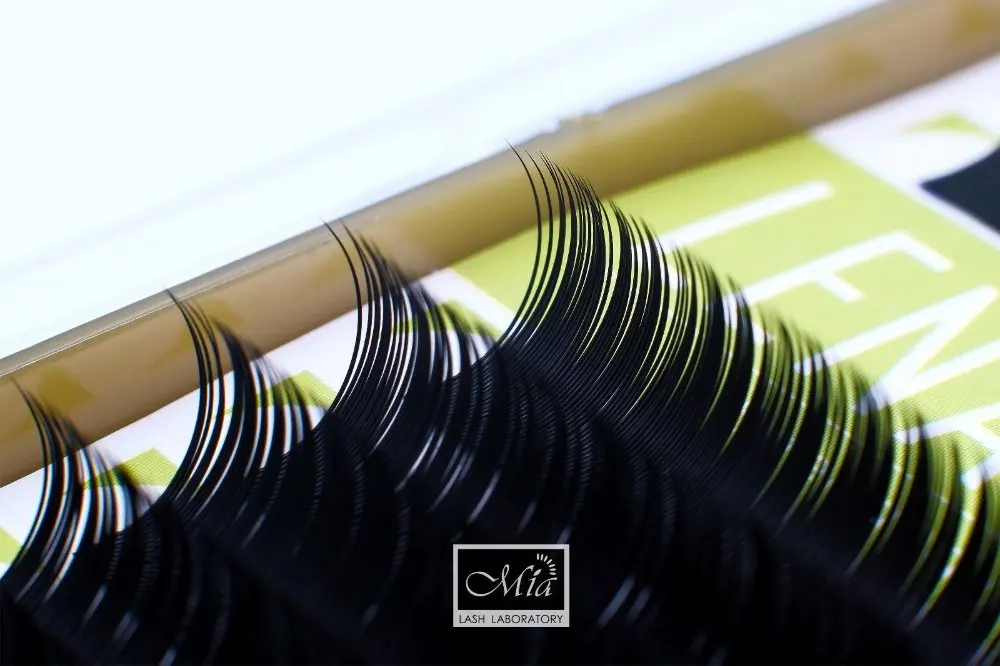 [0 20 C/D] LENA Black Pearl Fiber индивидуальное наращивание ресниц от Mia Lash Lab | Красота и