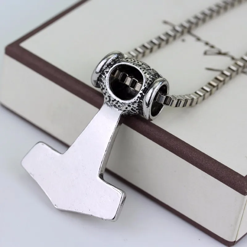 10 стилей Мститель Тор ожерелье молоток Темный мир сплав THOR'S HAMMER Magick Мужская подвеска ожерелье ювелирные изделия Прямая поставка