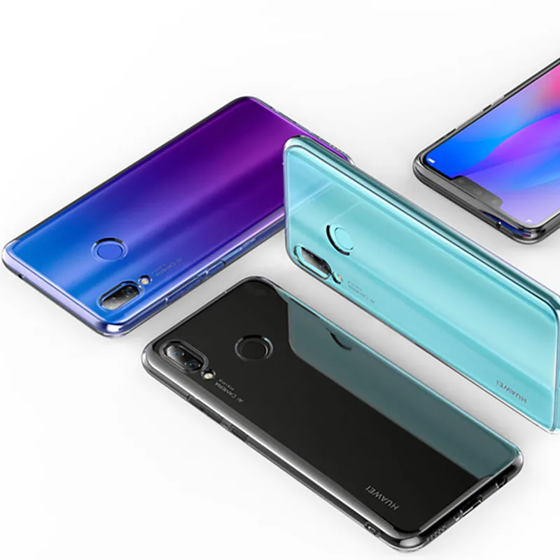 Ультратонкий Прозрачный чехол для Huawei Nova 4 3i 3e 3 Силиконовый мягкий прозрачный