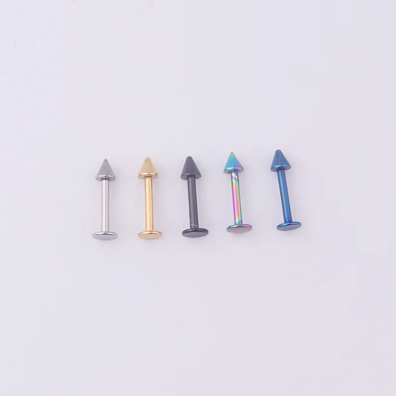 16 г хирургические Сталь серьга для пирсинга губы серьги губ кольцо спирали