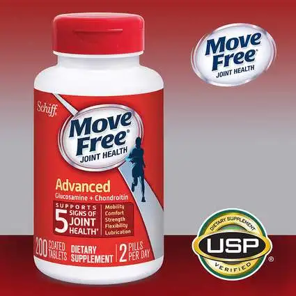 Move Free Advanced глюкозамин и хондроитин 200 Ct|Большие маленькие аквариумы| |