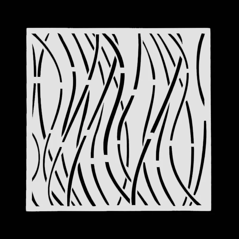 

13*13 Curve Layering Stencils for Diy scrapbook/photo album Decorative Embossing coloring,painting stencil,home decor