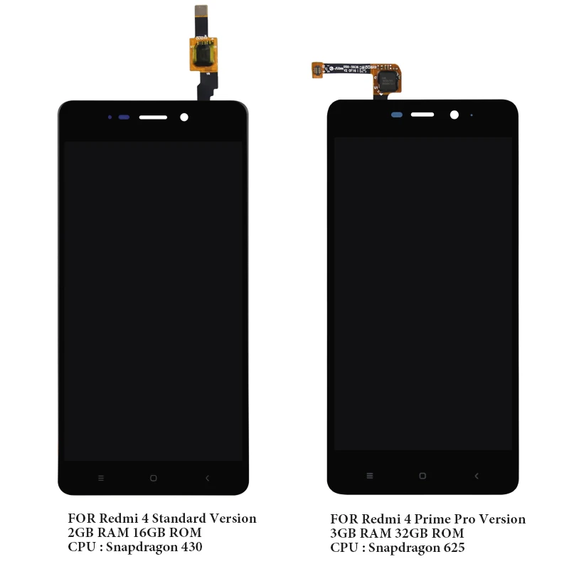Для Xiaomi Redmi 4 стандартная версия и Prime Pro LCD сенсорный экран дигитайзер сборка
