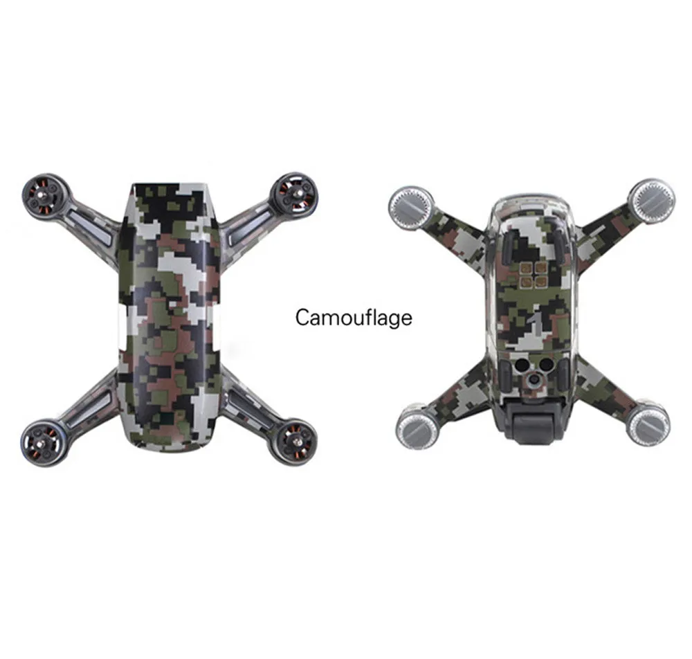 Роскошные углеродного волокна кожи wrap водостойкие наклейки для DJI SPARK аксессуары J10T Professional заводская цена Прямая
