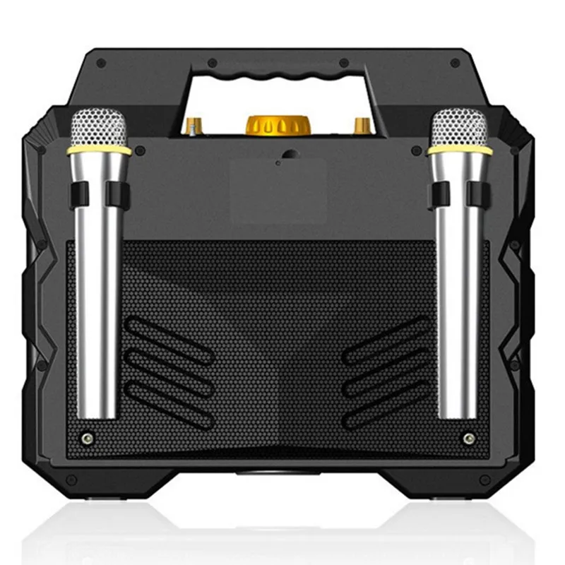 Bluetooth Колонка высокой мощности портативный видеоплеер mp3 плеер HD экран уличная