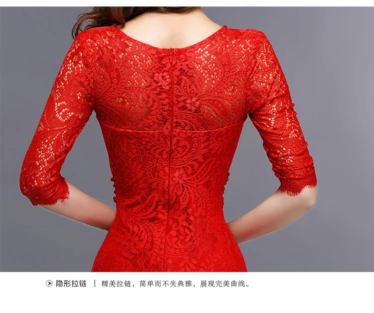 

Long Evening dresses Free shipping TK1919 2019 see through back new real picture lace mermaid lace Vestido de festa robe de