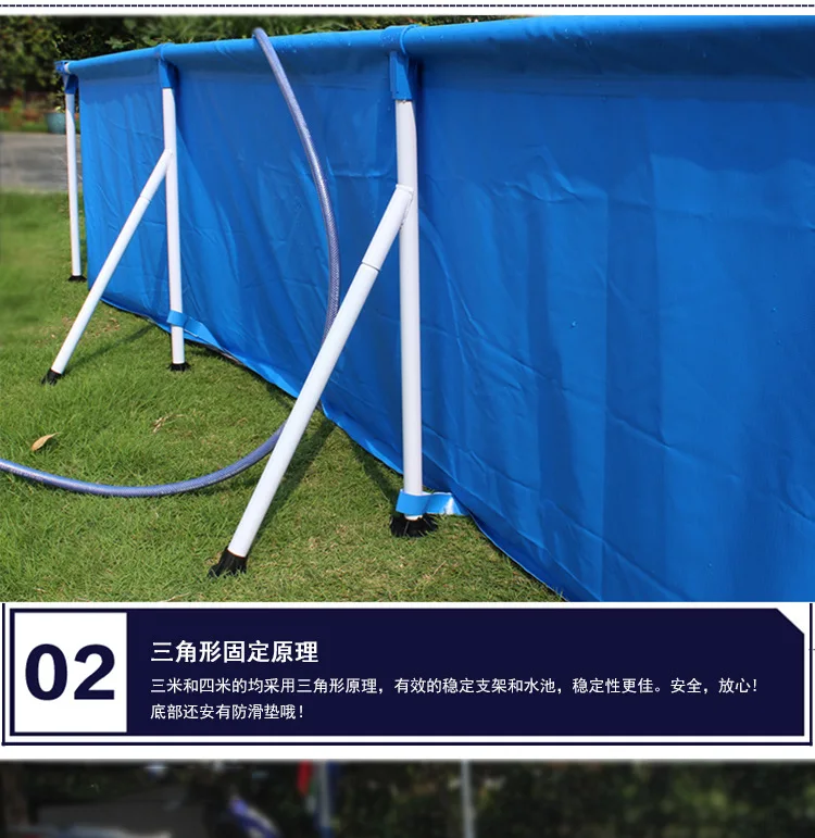 56403 Bestway 259*170*61 см большой складной брезент поддержка прямоугольный