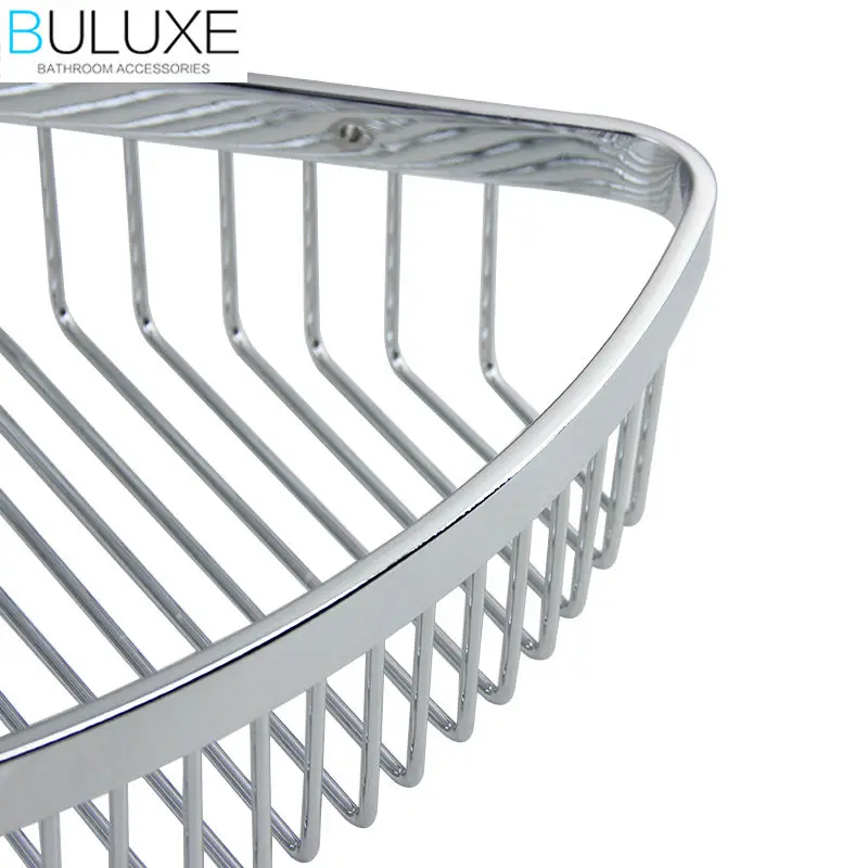 BULUXE латунные аксессуары для ванной комнаты уголок полки настенный одноярусная