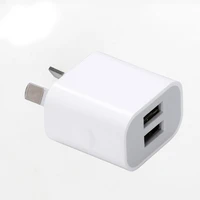 au plug two usb ports mobile phone charger dc 5v 2a output power adapter used for iphone ipad samsung htc mobile phone tablet pc