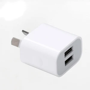 AU Plug Two USB Ports Mobile Phone Charger DC 5V 2A Output Power Adapter Used for iPhone iPad Samsun in USA (United States)