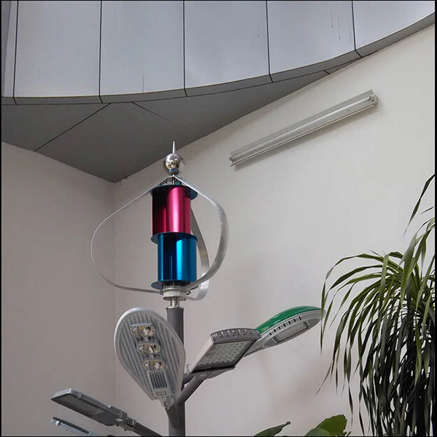 Vertical Axis Wind Generator Max.Power 310W Turbine 12V/24V Small Power Generators N-300S | Обустройство дома