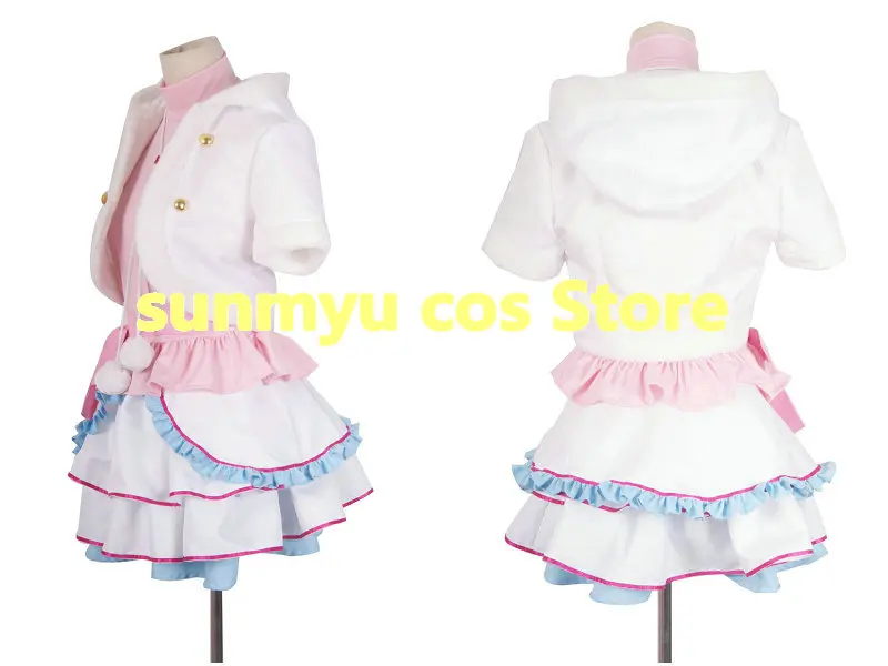 

FreeShipping!Love Live!SNOW HALATION Nico Yazawa With hair accessory,gloves,socks. Cosplay Costume,Size Customizable,Halloween